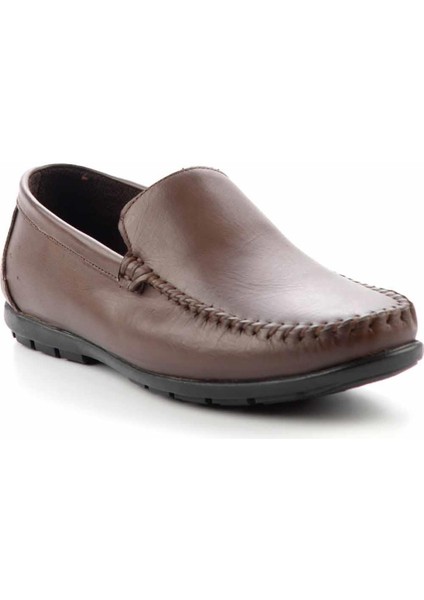 Kahve Leather Erkek Loafer Ayakkabı E01378051003