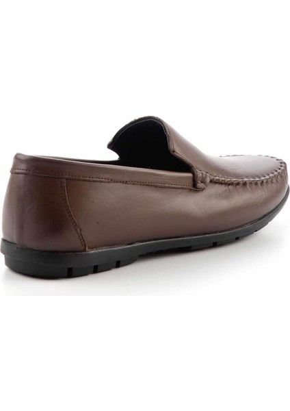 Kahve Leather Erkek Loafer Ayakkabı E01378051003