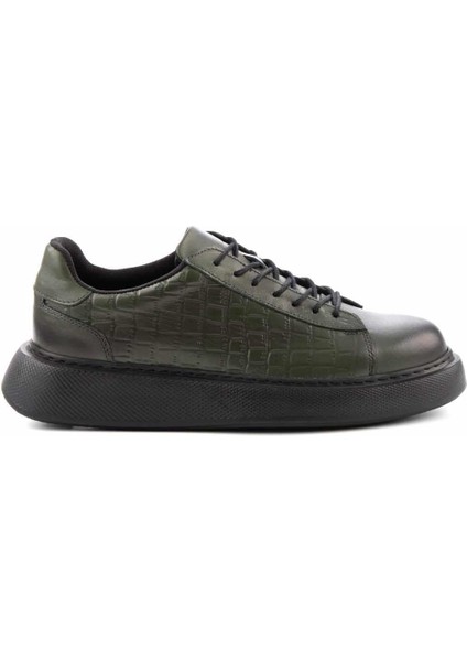 Haki Leather Erkek Sneaker E01556554003