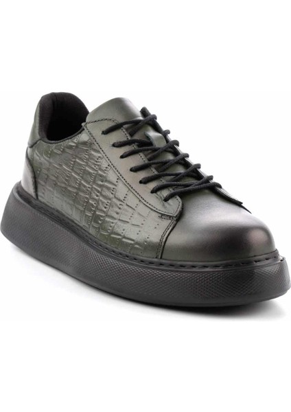 Haki Leather Erkek Sneaker E01556554003