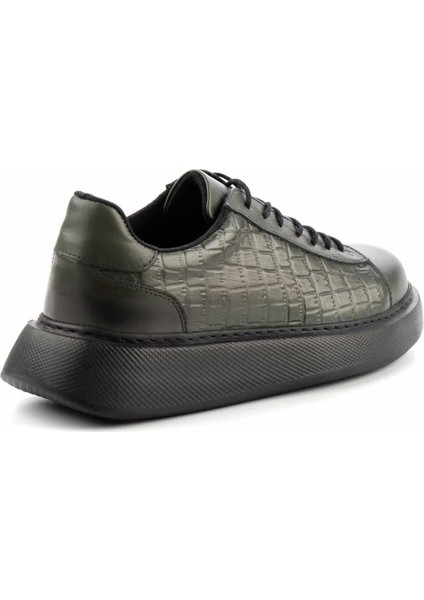 Haki Leather Erkek Sneaker E01556554003