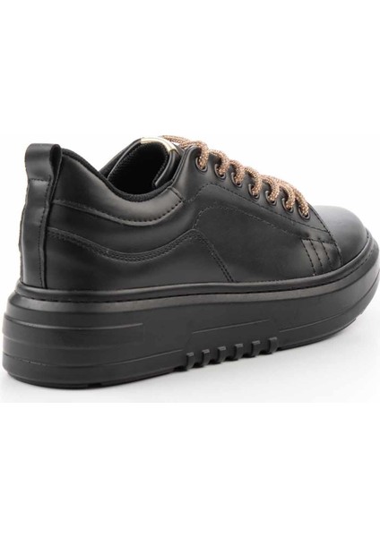 Siyah Rose Taşlı Kadın Sneaker K01345016009 fırsatları