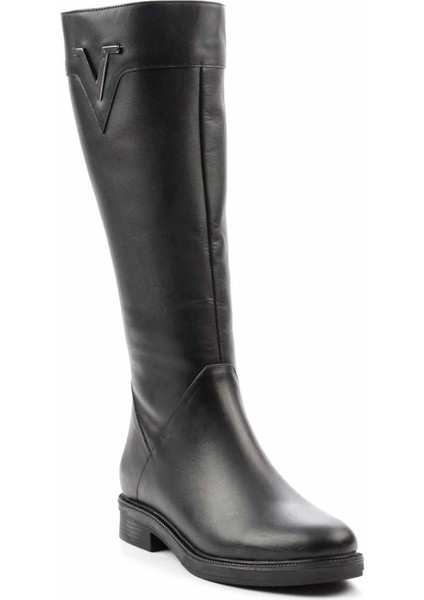 Siyah Hakiki Deri Kadın Çizme K03531269303 modelleri