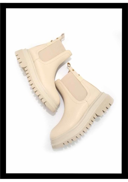 Bej Kadın Bot & Bootie K02538560409