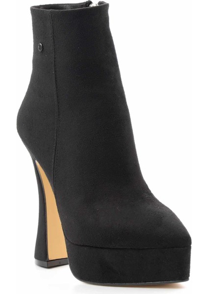 Siyah Süet Kadın Bot & Bootie K02204500202