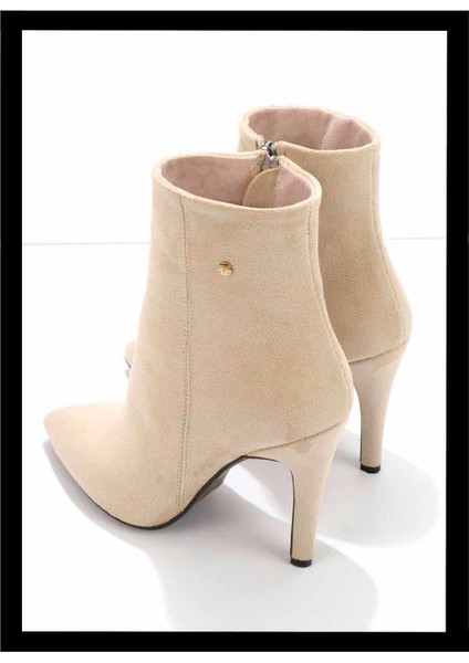 Bej Süet Kadın Bot & Bootie K02204500102