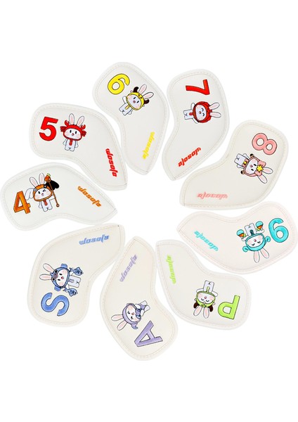 9x Golfı Set Pu Tavşan Nakış Headcover (Yurt Dışından) indirimleri