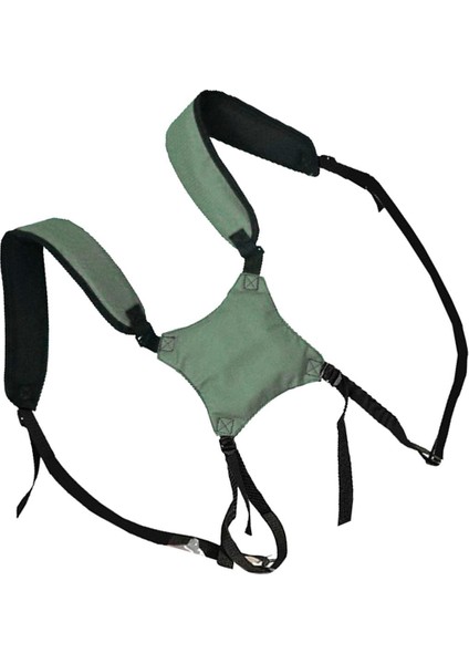 Golf Torbası Çift Omuz Askısı, Yastıklı Omuz Askısı, Nefes Alabilen Tote Çanta Koyu Yeşil (Yurt Dışından) indirimleri