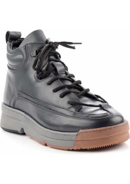 Gri Leather Erkek Bot & Bootie E02728014703 modelleri
