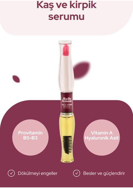 Kaş Kirpik Serum & Bakım Yağı Provitamin B5, B3, Vitamin A fiyatları