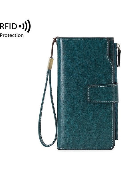 Rfıd Hırsızlığa Karşı Fırça Bayan Cüzdanı Uzun Debriyaj (Yurt Dışından)