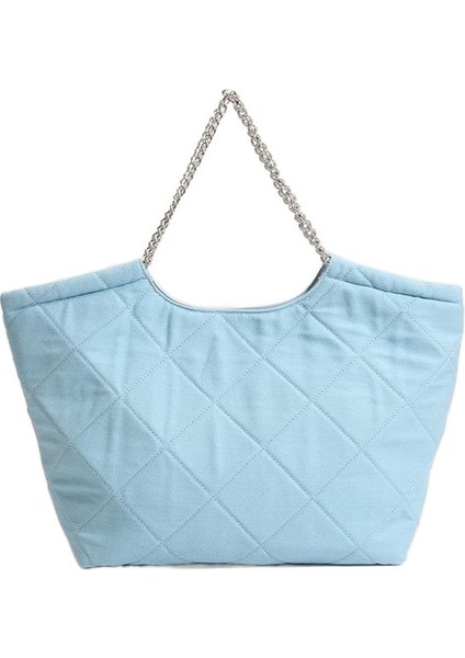 Eşkenar Dörtgen Zincir El Tipi Büyük Çanta (Yurt Dışından)