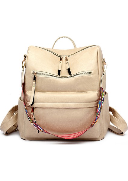 Bayanlar Retro Büyük Kapasiteli Sırt Çantası (Yurt Dışından)