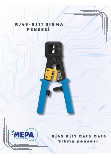 Yeni Nesil RJ45 Pense EZRJ45 Sıkma Pensesi RJ11 RJ12 RJ45 Ethernet Konektörü Sıkma Kesme Soyma fiyatları