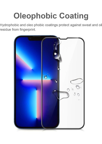 Case 4U Apple iPhone 15 Pro Cam Ekran Koruyucu Kenarları Kırılmaya Dayanıklı Kavisli Etna Cam