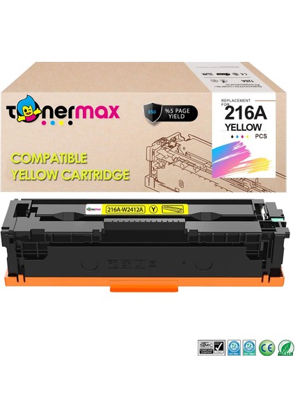 Hp 216A W2412A Sarı Muadil Toner Çipli / M155NW / M182N / M183FW