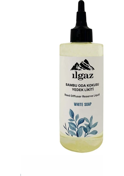 Beyaz Sabun Bambu Yedek Likit Bambu Oda Kokusu Yedek Şişe White Soap Çubuklu Oda Kokusu