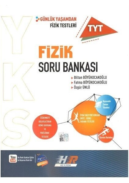 Hız ve Renk Yayınları TYT Fizik Soru Bankası