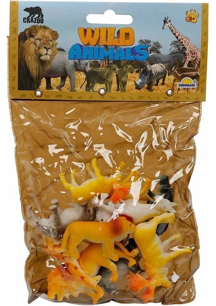 Vahşi Hayvanlar Poşetli Hayvan Oyun Seti - Geyik fiyatları