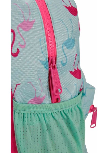 Flamingo Baskılı Anaokul Çekçek Çantası - Kız Çocuk