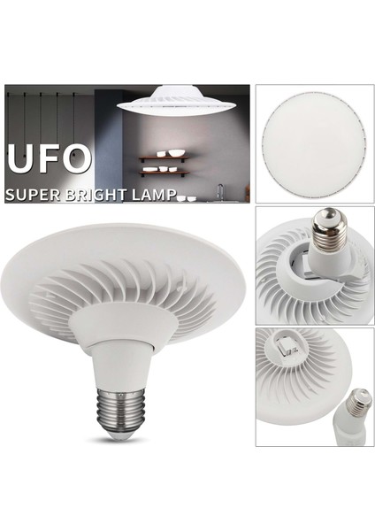 Ufo LED Ampül 220V 30 Beyaz E27 Netfen E-006