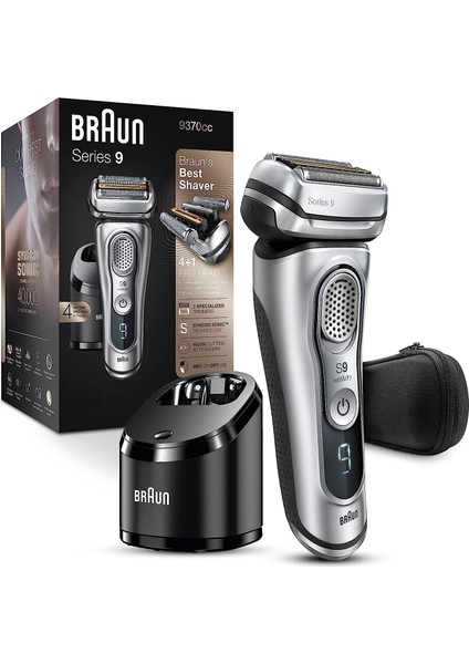 Series 9 9370CC Şarj Edilebilir Islak ve Kuru Elektrikli Tıraş Makinesi