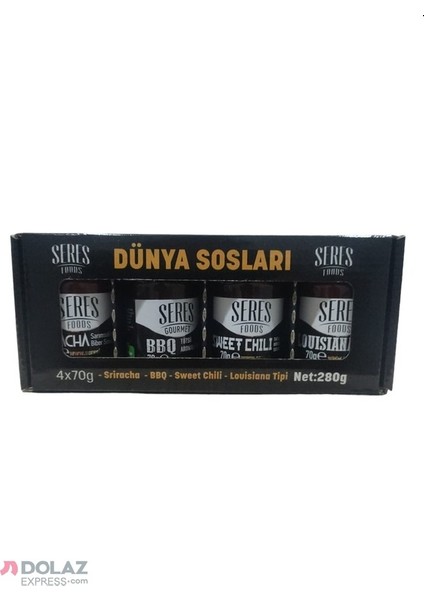 Seres Foods Dünya Sosları Seti 70GR x 4 Adet