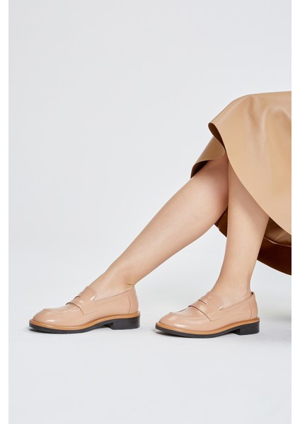 Emma Kadın Bej Açma Hakiki Deri Loafer Ayakkabı 858 23598301 Bn Ayk Y23 fiyatları