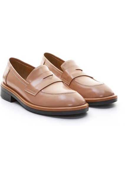 Emma Kadın Bej Açma Hakiki Deri Loafer Ayakkabı 858 23598301 Bn Ayk Y23 indirimleri