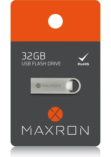 32 GB Flash Bellek Metal Gövde Ömür Boyu Garantili Güvenli USB Bellek Data Traveler