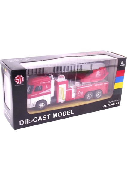 Die Cast Model Çek Bırak Asansörlü Itfaiye Kamyonu fırsatları