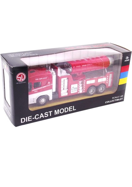 Die Cast Model Çek Bırak Duman Emici İtfaiye Kamyonu fırsatları