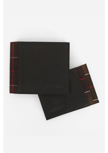 Barbour Cüzdan & Kartlık Hediye Set BK51 Black/Classic Tartan modelleri