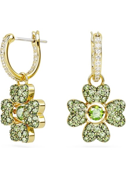 5670664 Swarovski Küpe Idyllia:pe Mn Hoop Clover Cz Gre/gos