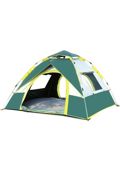 Tek Kat Otomatik Çadır 2X2X1,35 M (Yeşil-Bej)