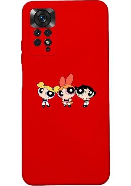 Xiaomi Redmi Note 11 Uyumlu Powerpuff Girls Desenli Premium Silikonlu Lansman Telefon Kılıfı