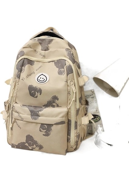 Erkekler ve Kadınlar Için Basit Çok Katmanlı Bilgisayar Sırt Çantası (Yurt Dışından)