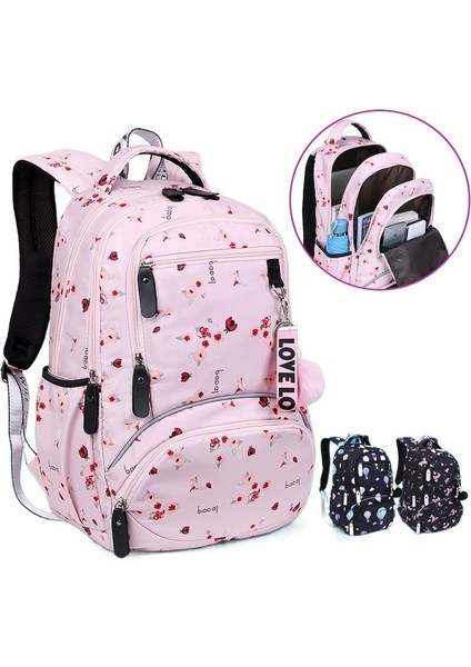 Kadın Sırt Çantası Günlük Büyük Kapasiteli Çok Katmanlı Seyahat Çantası (Yurt Dışından) fırsatları