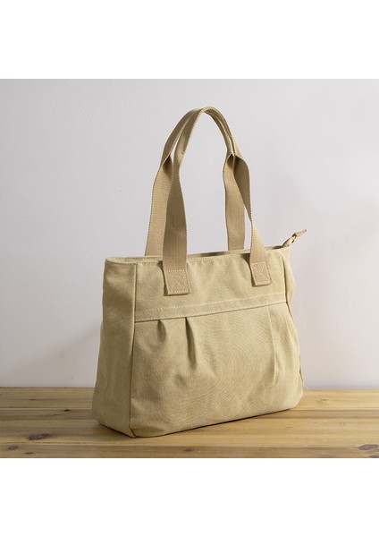Kadın Omuz Çantası Büyük Kapasiteli Basit Retro Kanvas Çanta El Çantası (Yurt Dışından) indirimleri