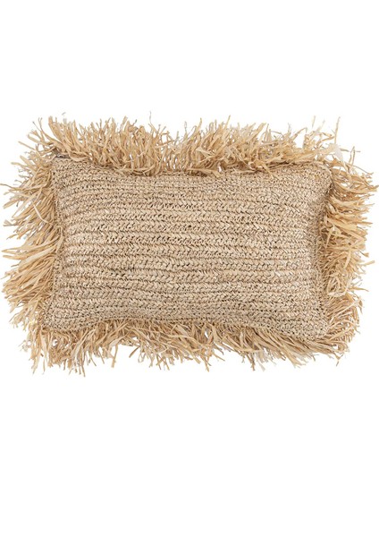 Meander El Yapımı Dekoratif Rafya Kırlent 30x50cm 8930