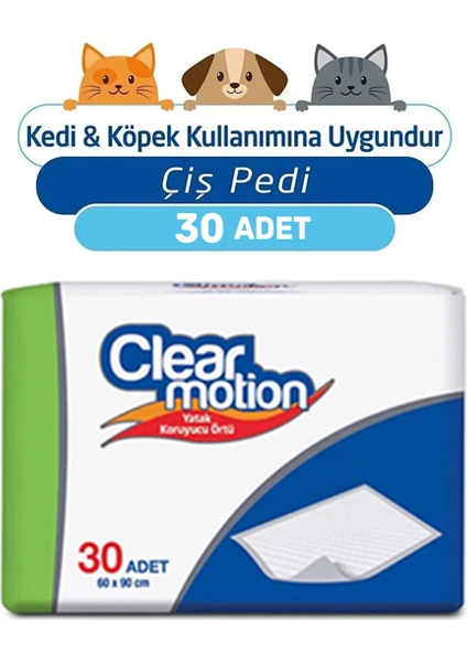 Clear Motion  Kedi Köpek Çiş Pedi 60X90 cm 30 Adet