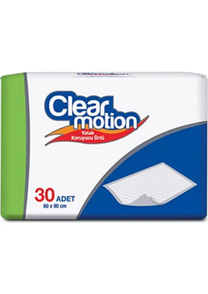 Clear Motion  Yatak Koruyucu Örtü 60X90 cm 30 Adet