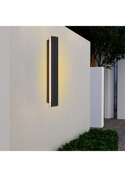 Duvar Sconce Modern Hardwired Lamba Işık Aydınlatma Armatürü Yatak Odası Koridoru Için 60CM Sıcak Beyaz (Yurt Dışından)