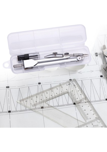 Pusula Matematik Araçları Çizme Mühendis Evi Çizim Argent 11.5cm Için Geometri Için Pusula (Yurt Dışından)
