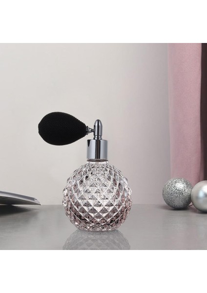 Parfüm Şişe Esansiyel Yağ Şişesi Cam Pompa Şişesi 100ML Doldurulabilir Parfüm Şişesi, Seçenek 2pink 100ML (Yurt Dışından) modelleri