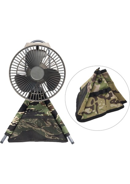 Kamp Fan Tripod W/ Bag Multi Fonksiyonlu Yürüyüş Yeşil Yeşil Çizme (Yurt Dışından)