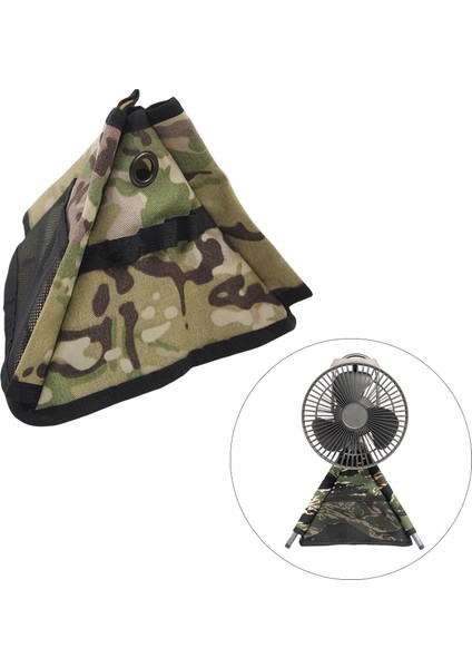 Kamp Fan Tripod W/ Bag Multi Fonksiyonlu Yürüyüş Yeşil Yeşil Çizme (Yurt Dışından)