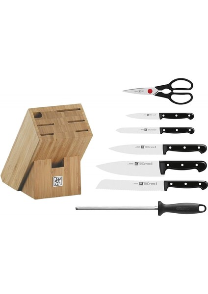 Evrekala Shop Prof Bıçak Seti Zwilling 8 Parça Ahşap Blok Knife Set