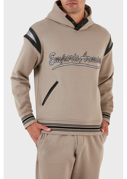 Logolu Kapüşonlu Kanguru Cepli % 100 Pamuk Regular Fit Sweat Erkek Sweat 6R1MG1 1jwpz 0643 fırsatları