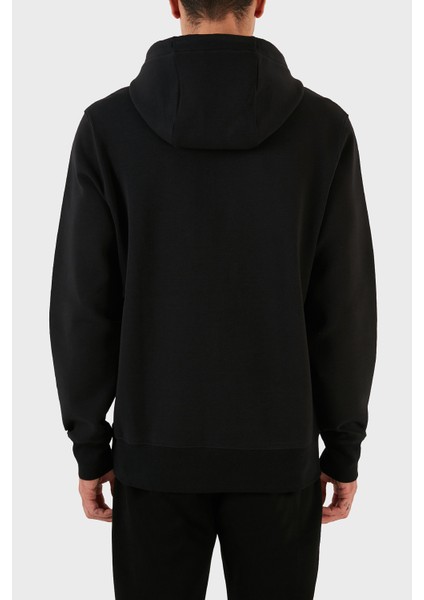 Logolu Kapüşonlu Kanguru Cepli Pamuklu Regular Fit Sweat Erkek Sweat 50494962 001 fiyatları